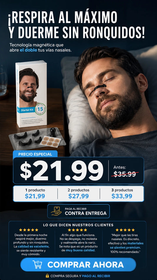 Intake Breathing Starter Kit - Sistema de Dilatador Nasal Magnético