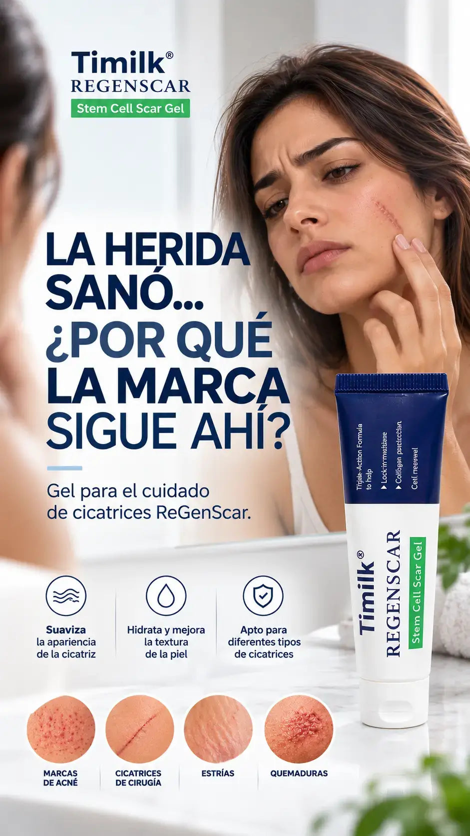 ✨ Gel para el Cuidado de Cicatrices ReGenScar 💙